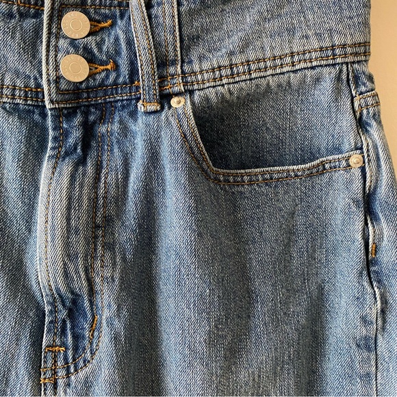 BDG Urban Outfitters Double-Button HighWaisted Mom Jean Size 30 Medium Wash NWOT - Picture 6 of 12